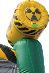 Biohazars20barrels 1745968612 BIOHAZARD BOUNCE HOUSE COMBO WET