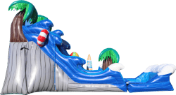 DOBLE20WATERSLIDE 1746090429 MALIBU 18' DUAL LANE WATERSLIDE