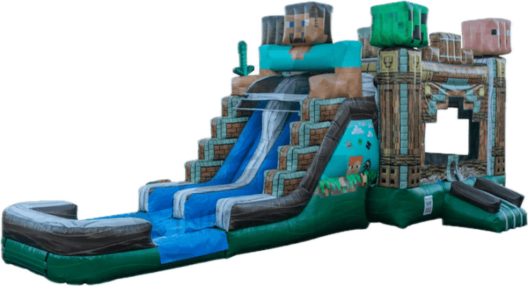MINECRAFT BOUNCE HOUSE COMBO