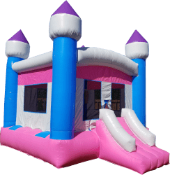 Pink20castle20side 1746558019 PINK CASTLE BOUNCE HOUSE