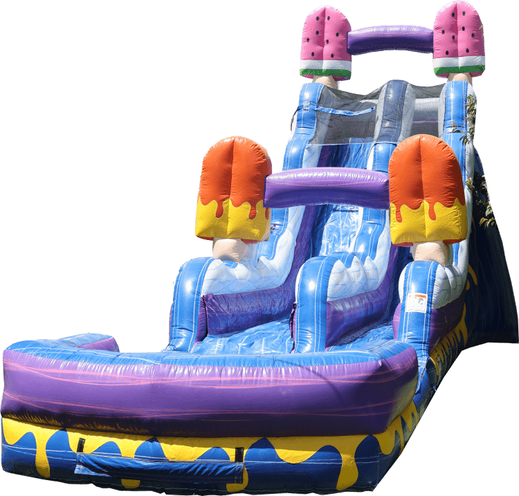 POPSICLE 19' SINGLE LANE WATERSLIDE