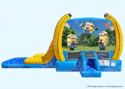 DESPICABLE ME MINIONS BOUNCE HOUSE COMBO WET